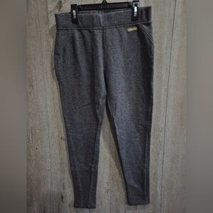 Matilda Jane Make Believe Skating Away Sandy Leggings Gray Sparkle (Size M)
